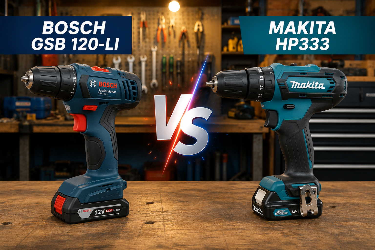 Bosch GSB 120-LI ou Makita HP333: qual furadeira/parafusadeira comprar?