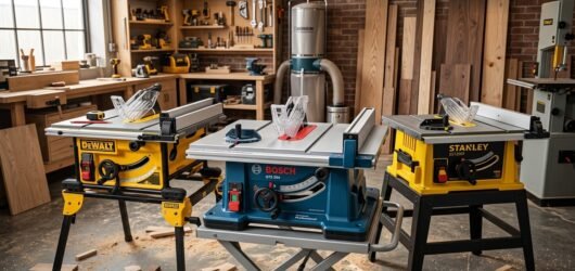 DeWalt DWE7492 vs Bosch GTS 254 vs Stanley SST2001: qual serra circular de bancada escolher?